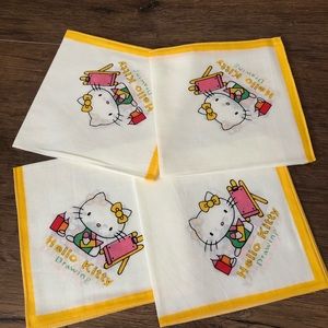HELLO KITTY-Vintage Handkerchief (but new/unused)